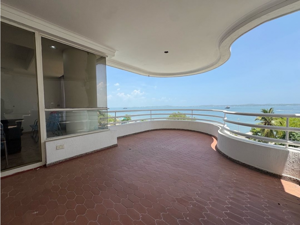EN VENTA/ARRIENDO APARTAMENTO EN CASTILLOGRANDE CON VISTA AL MAR!