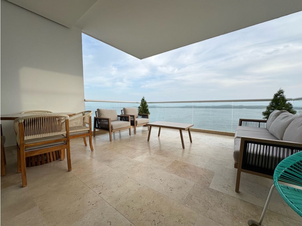 En venta!hermoso apartament con vista al mar Castillogrande/cartagena