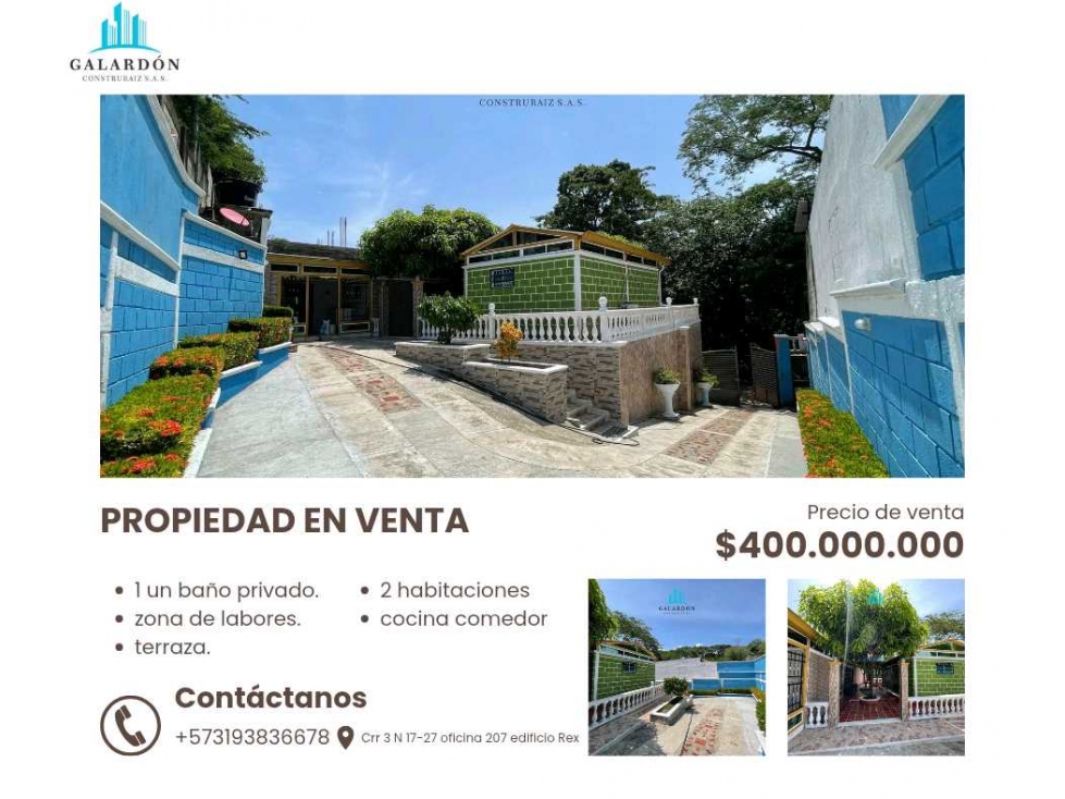 Encantadora Cabaña Campestre en Bonda!