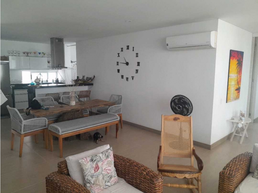 Espectacular apartamento amoblado de 180m2 en 4to piso, bello horizont — foto 4