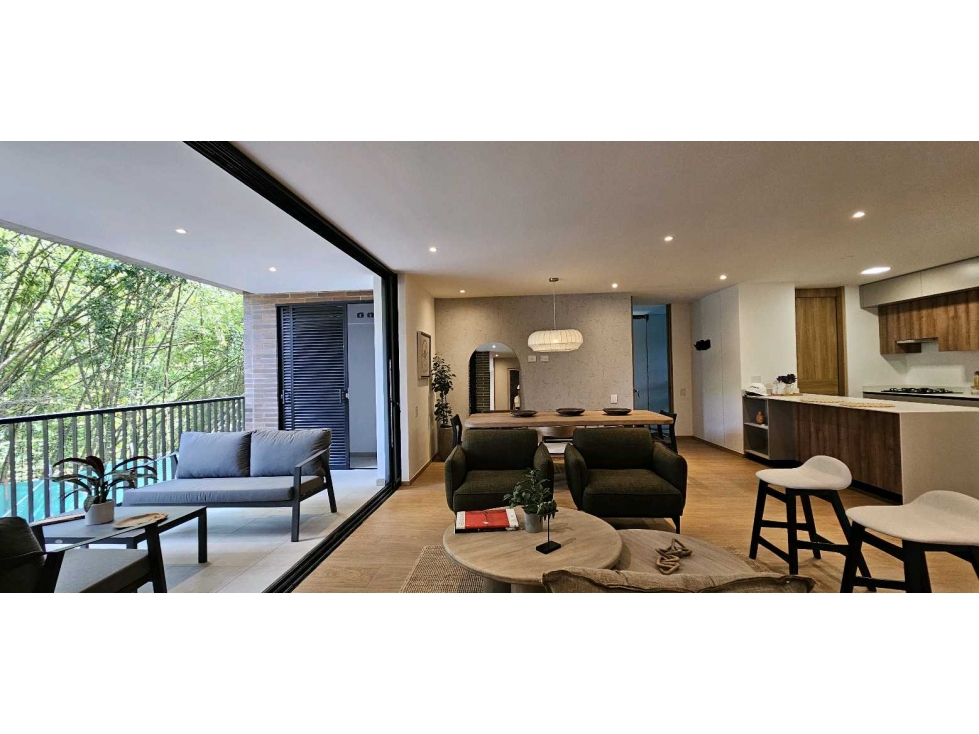 Espectacular apartamento en zona campestre