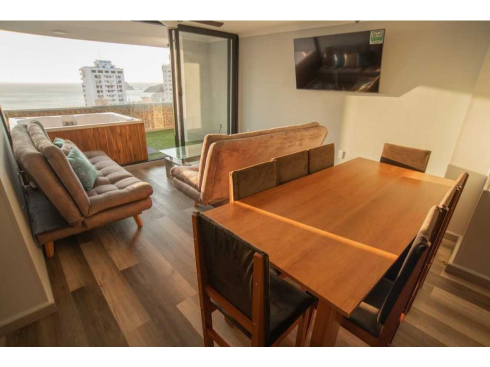 Espectacular apartamento totalmente amoblado 132m2, piso 14, rodadero — foto 3