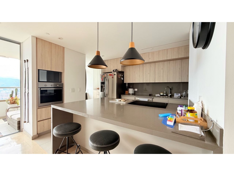 Espectacular apto en venta en envigado , súper vista desde su balcón — foto 4
