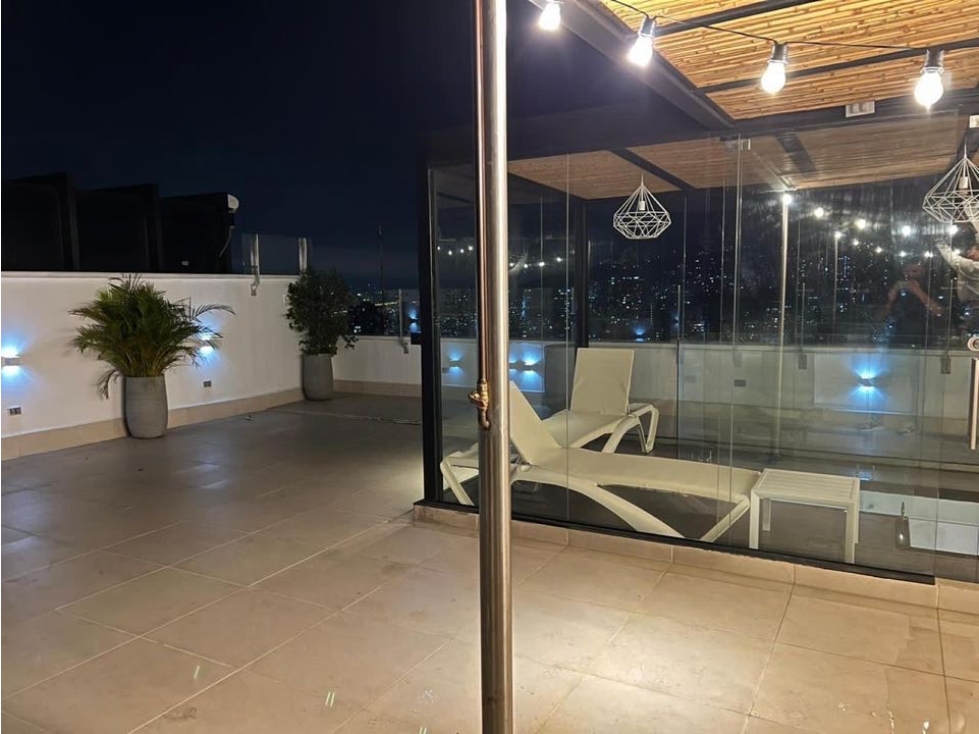 Penthouse Con vista a la ciudad en el poblado para venta o renta amob — foto 3