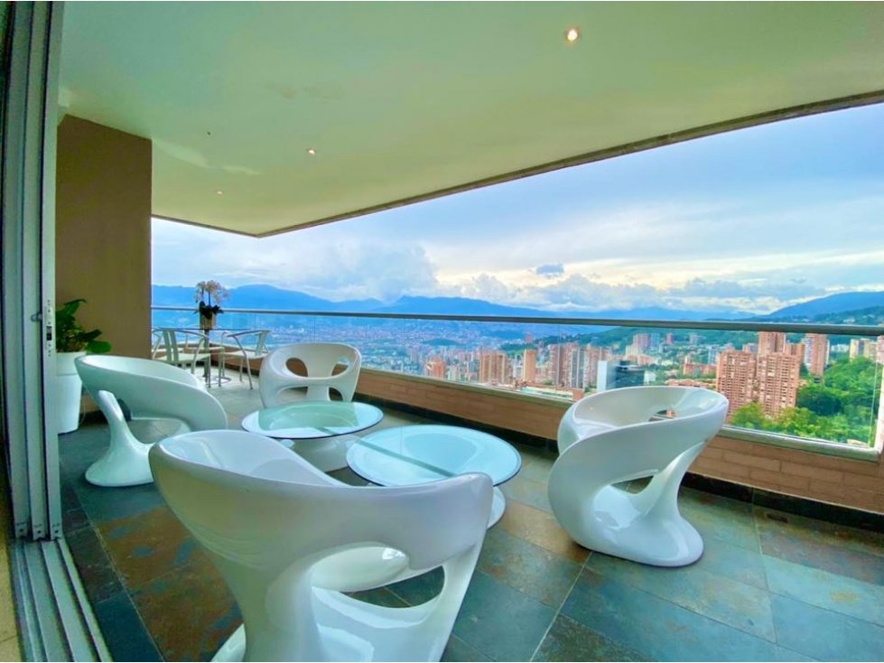 Amoblado Espectacular Penthouse Piso 26 en el Tesoro - Medellin — foto 2