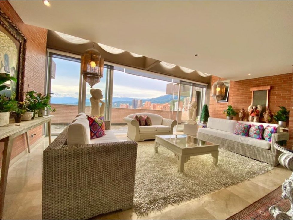 Amoblado Espectacular Penthouse Piso 26 en el Tesoro - Medellin — foto 3