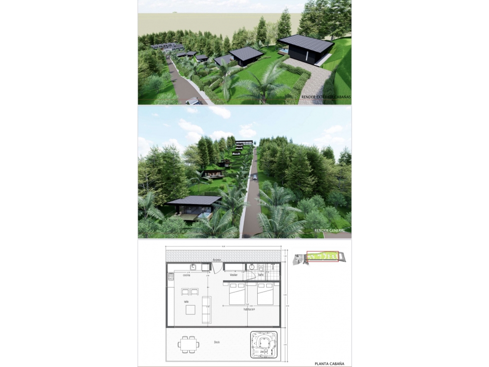 Espectaculares Cabañas tipo Loft sobre plano en Guarne — foto 3