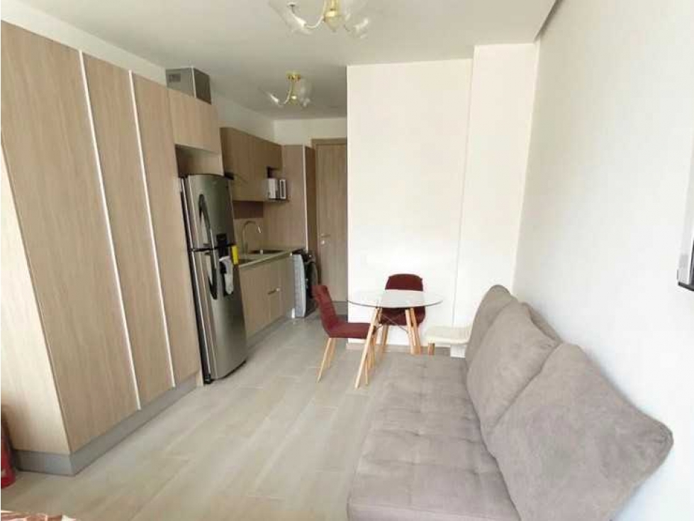 Estudio en Renta, con 40m2, Monoambiente, 1 Parqueadero y balcón