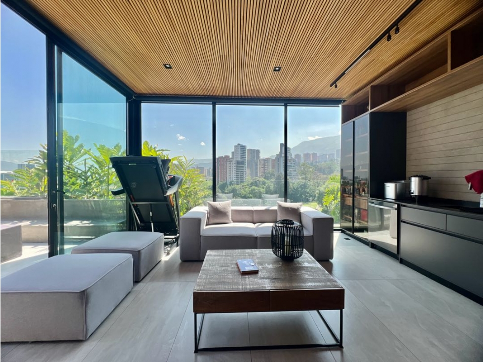 EXCLUSIVO Y MODERNO PENTHOUSE EN ELPOBLADO. EL CAMPESTRE [AMOBLADO] — foto 4