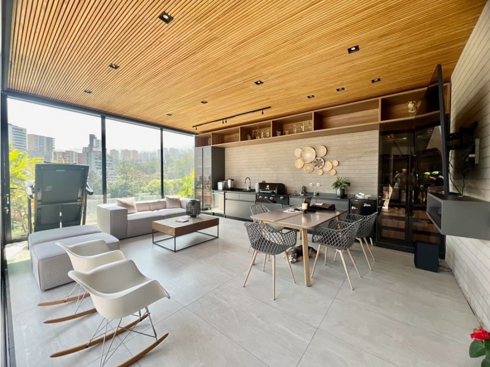 EXCLUSIVO Y MODERNO PENTHOUSE EN ELPOBLADO. EL CAMPESTRE [AMOBLADO] — foto 6