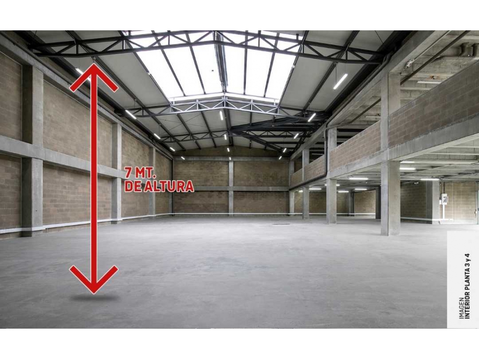 Extraordinaria bodega unidad cerrada sobre la Av del rio en sabaneta - 3