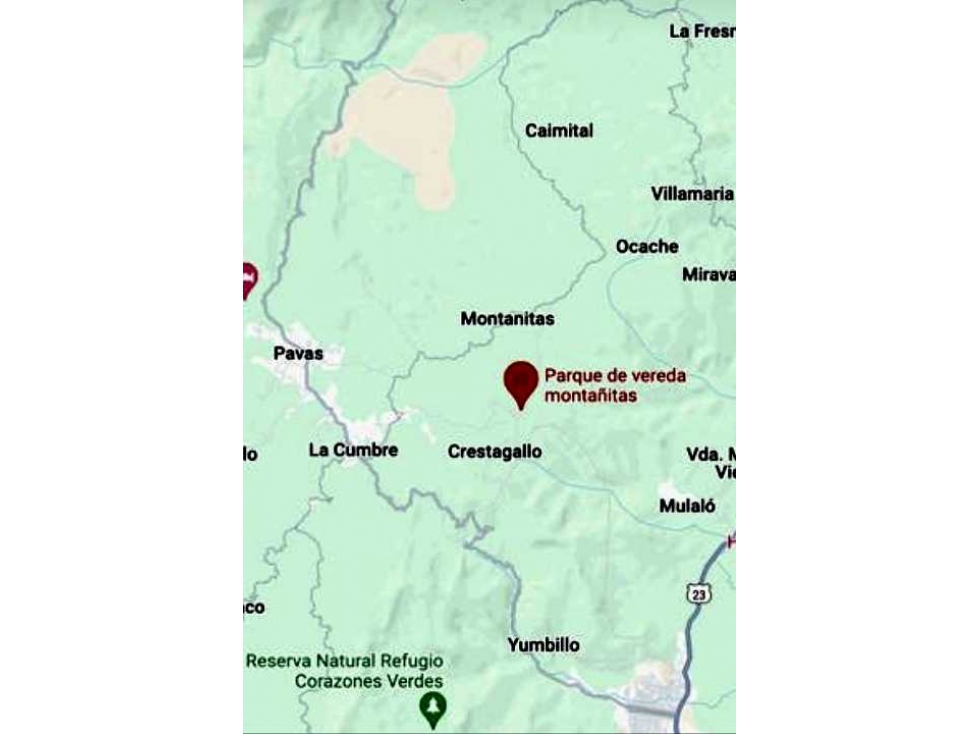 Finca en Municipio La Cumbre - Vereda Montañitas junto a la iglesia - 2