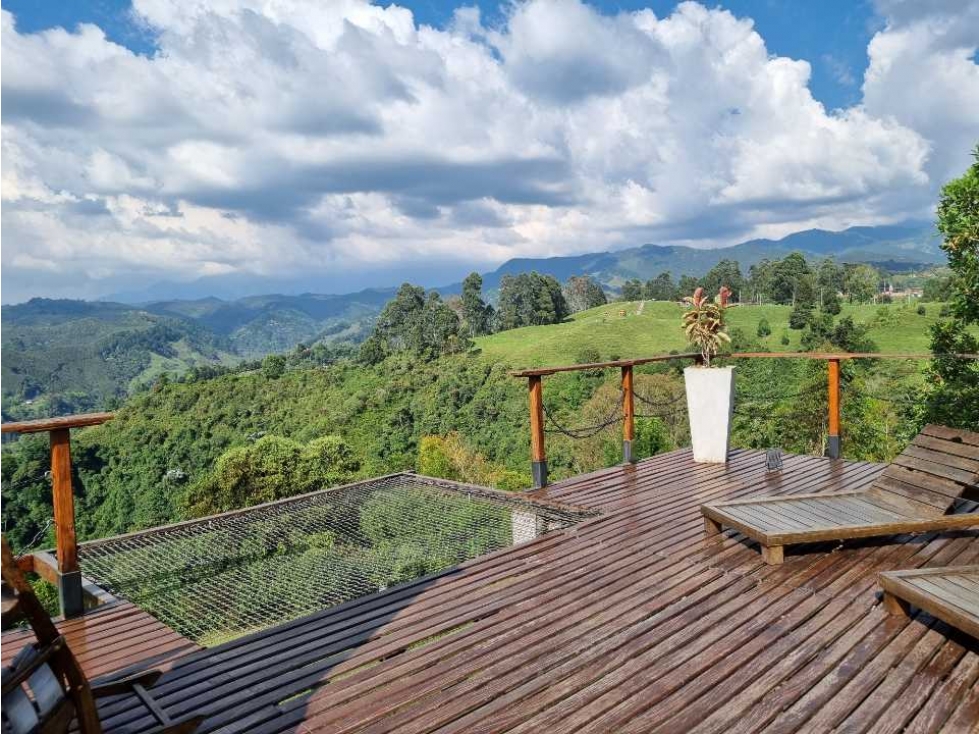 Finca Hotel Lote 20.000m2 constr 624 m2 Vista espectacular Salento - 5