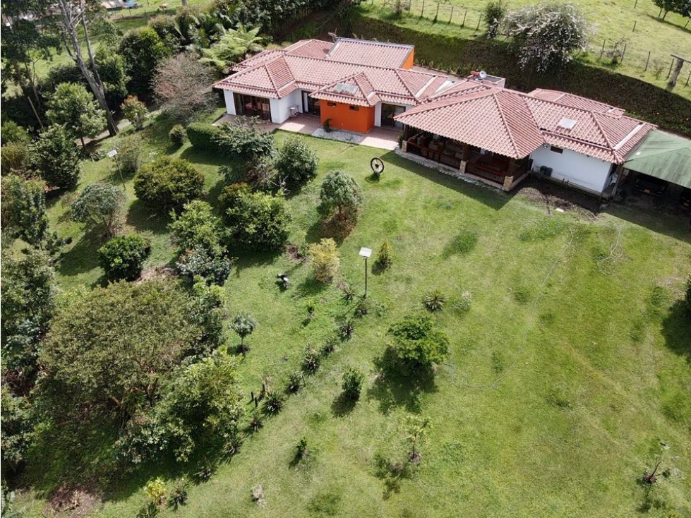 V Finca Semi Parcelacion 3 aguas exotica vista lote plano La Ceja — foto 3