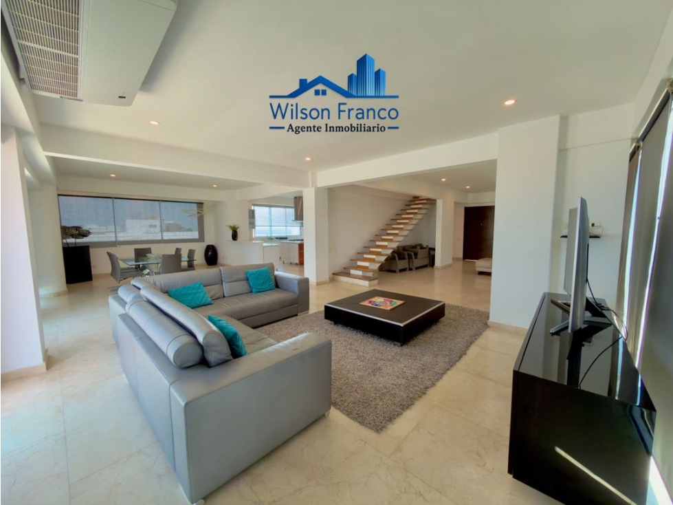 Frente Al Mar Cartagena Apartamento Penthouse de Tres Niveles en Venta — foto 3