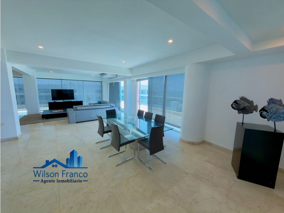 Frente Al Mar Cartagena Apartamento Penthouse de Tres Niveles en Venta — foto 5