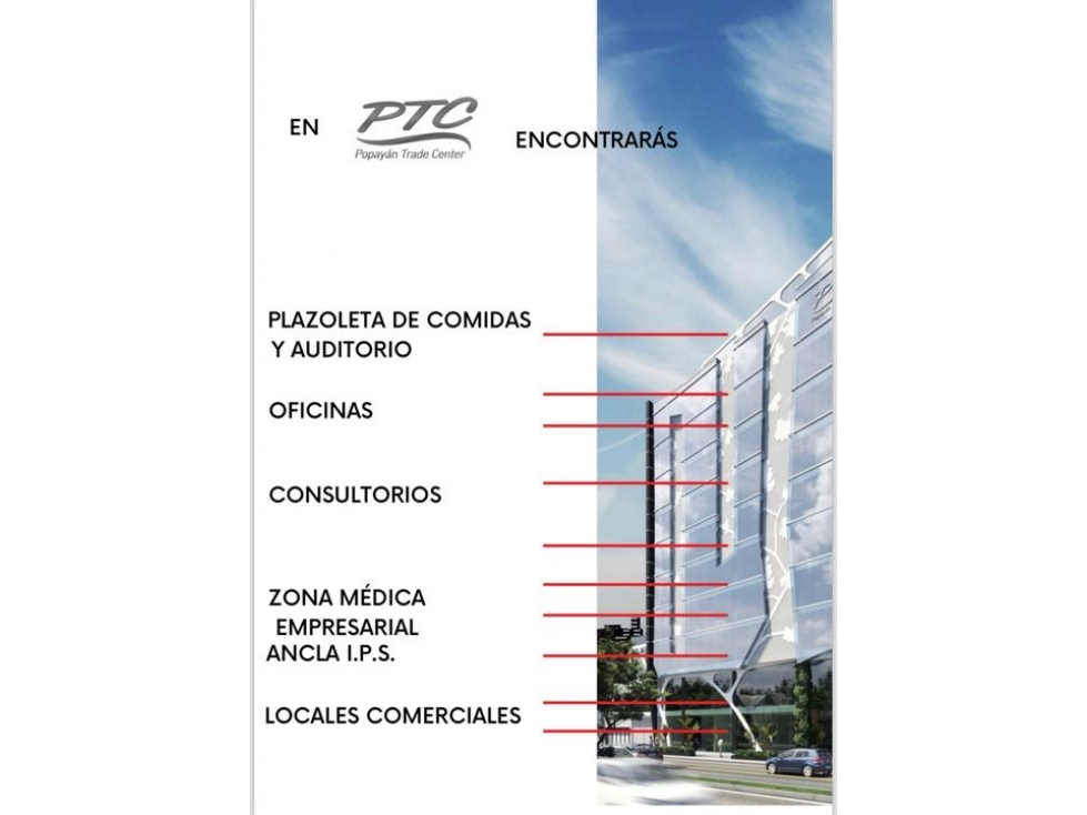 Venta y Alquiler de Piso en Edificio PTC en Popayán, B/ Machángara - 3