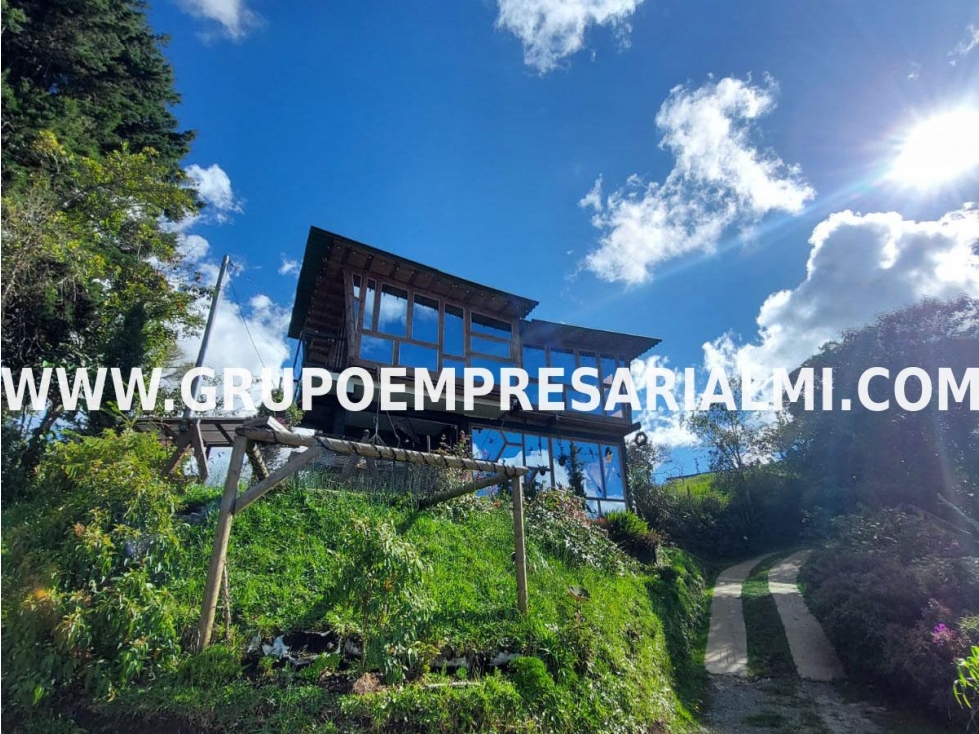 HERMOSA CABAÑA EN ARRIENDO - VEREDA LA PALMA COD: 34042