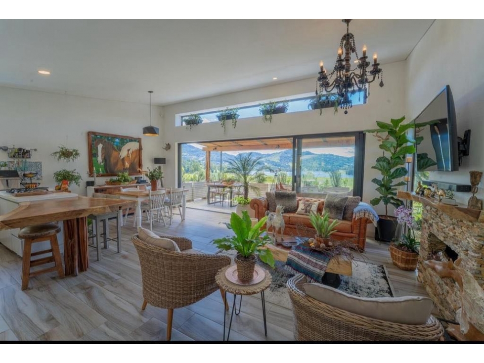 VENTA DE CASA CAMPESTRE EN EL RETIRO, INDEPENDIENTE CON VISTA A LA REP — foto 6