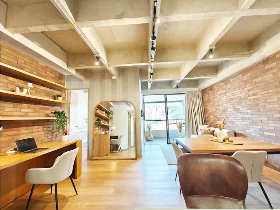 Hermoso Apartamento Concepto Industrial Amoblado Frontera - ENVIGADO
