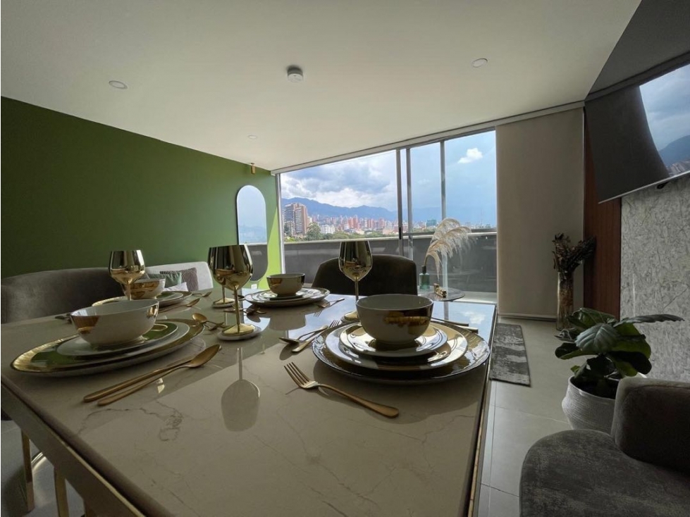 HERMOSO APARTAMENTO EN CIUDAD DEL RÍO TERRAZA EN L Y VISTA 180 GRADOS — foto 4