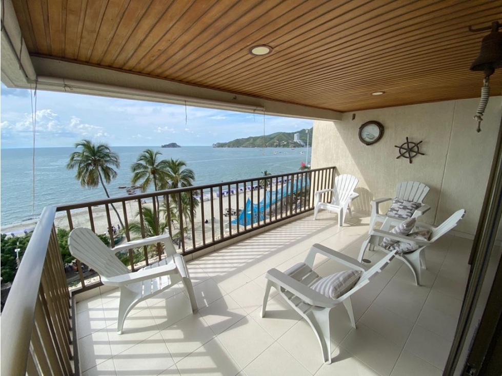 HERMOSO APARTAMENTO EN SANTA MARTHA FRENTE AL MAR LINDA VISTA