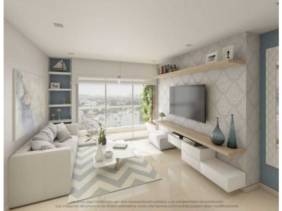 Hermoso apartamento para estrenar, 93.57m2, barrio riascos