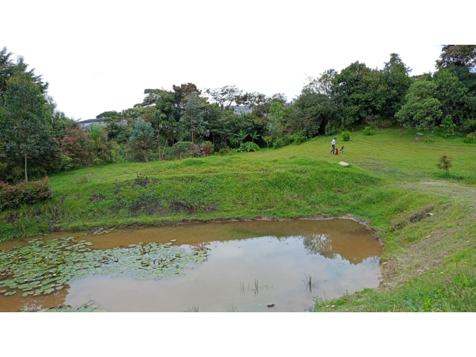 CASA FINCA EN LA VEREDA LA CHAPA, LOTE PLANO CON LAGO — foto 2