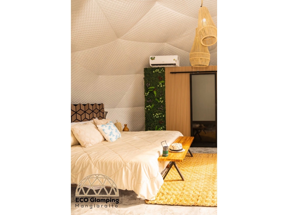 Hospédate en Nuestro Domo 100 solar a pasos del mar en Manglaralto - 3