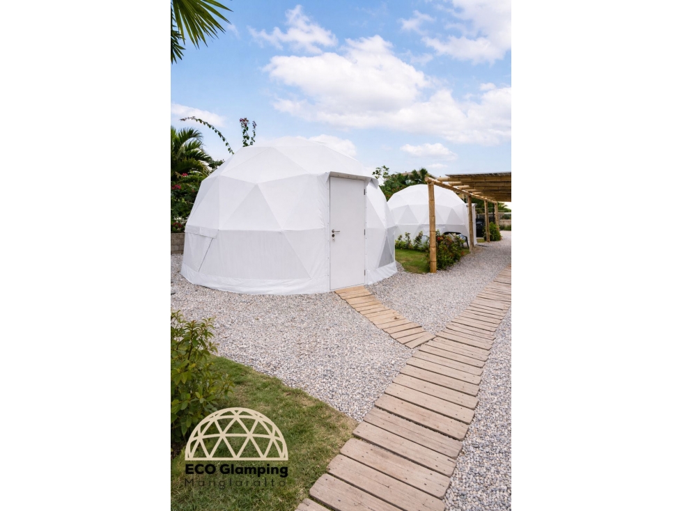 Hospédate en Nuestro Domo 100 solar a pasos del mar en Manglaralto - 6