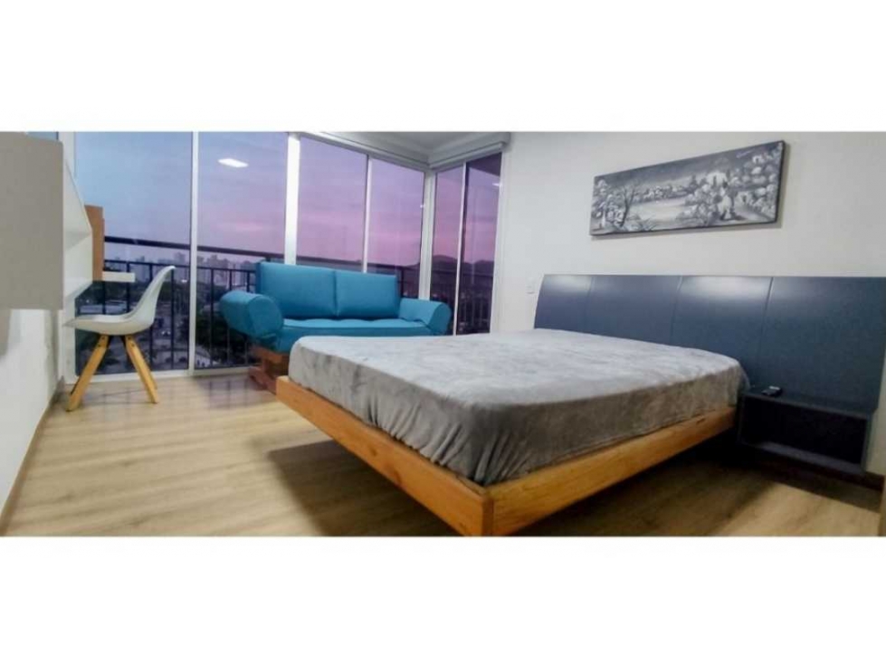 Lindo apartaestudio tipo loft con renta turística, entrada al rodadero