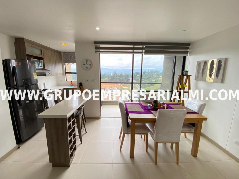 LINDO APARTAMENTO AMOBLADO - SECTOR BARRO BLANCO RIONEGRO COD: 28781 - 5