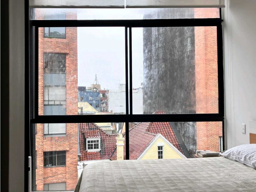 LINDO APARTAMENTO EXTERIOR EN VENTA CON DOBLE ALTURA CHAPINERO ALTO — foto 5