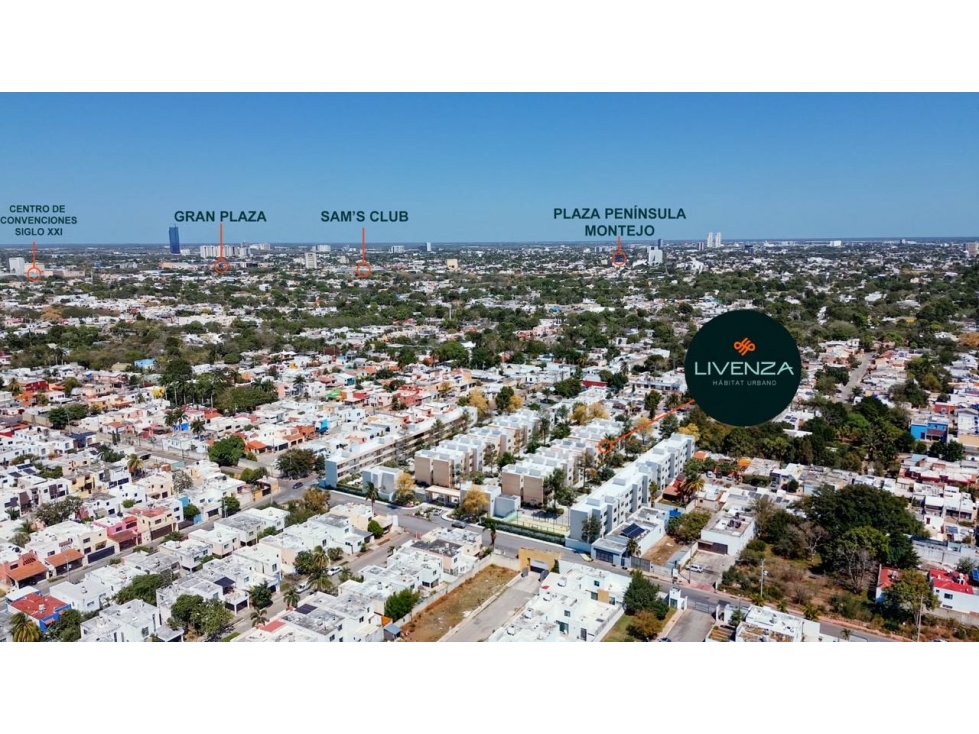 Departamentos en Venta en Livenza en Chuburna Mérida Yucatán - 2