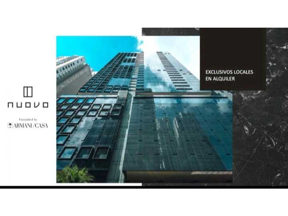 LOCAL EXCLUSIVO EN EDIFICIO NUOVO ARMANI 127M2 DE LUJO