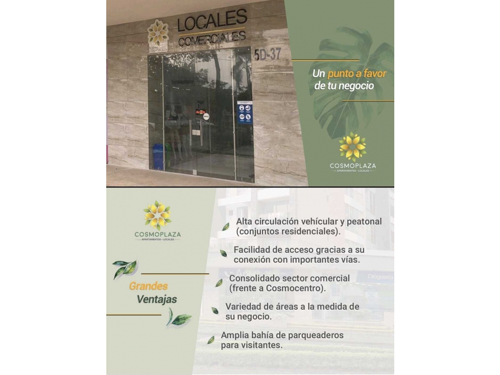 Local nuevo en COSMOPLAZA frente a Cosmocentro Cali - 1
