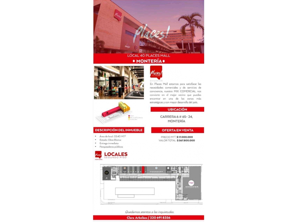 LOCALES COMERCIALES EN VENTA EN MONTERIA CASTELANA - 1