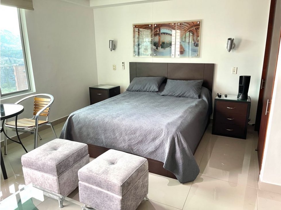 Loft Amoblado, apartaestudio, Jacuzzy en el edificio, vista genial — foto 4