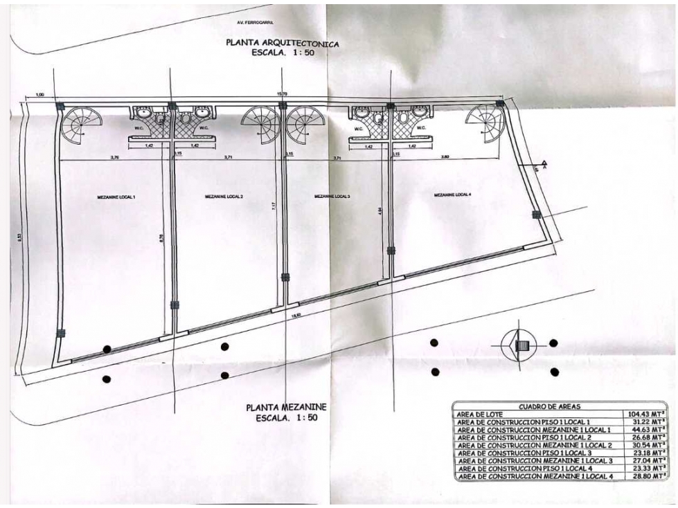Lote comercial con 4 locales de 2 pisos avenida del ferrocarril — foto 6