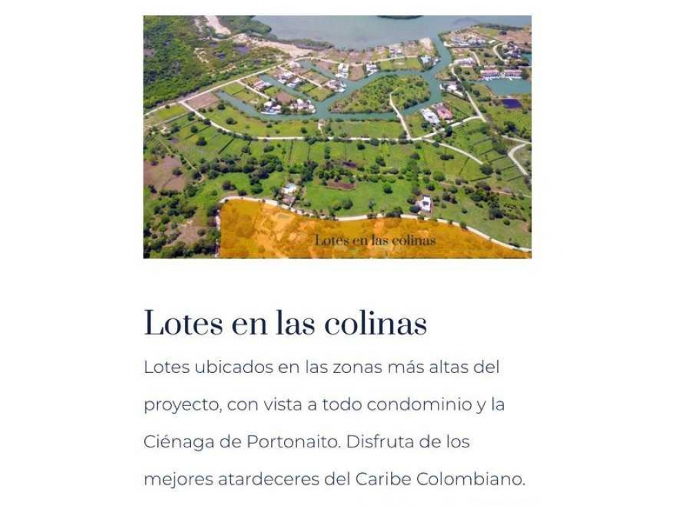 LOTE DE 1200M2 PARA VENTA EN ISLA DE BARU - MARINA BARU — foto 4