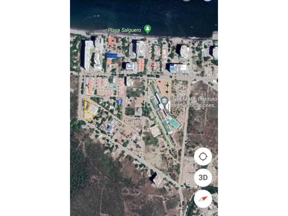 Lote en tercera linea de mar de 1400m2 playa salguero — foto 4