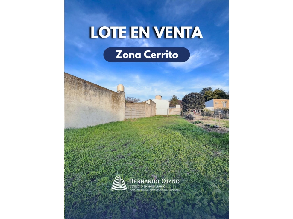 Lote en venta - Cerrito