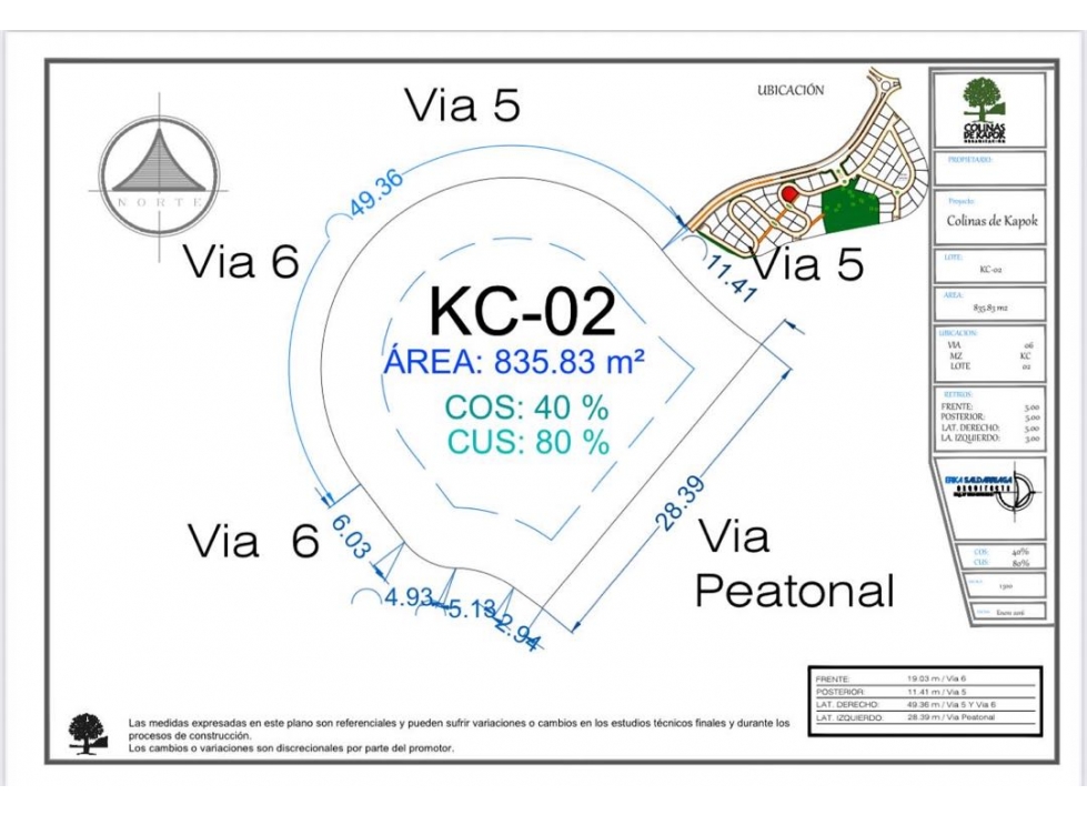 Lote pendiente positiva en venta en Urb. Kapok Montecristi-Manabí. — foto 3