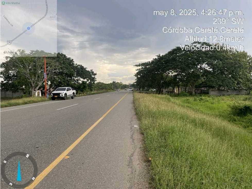 Lote En venta en Cerete sobre la carretera en el cañito - 2