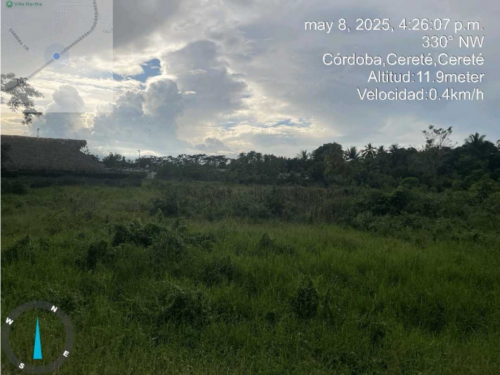 Lote En venta en Cerete sobre la carretera en el cañito - 4