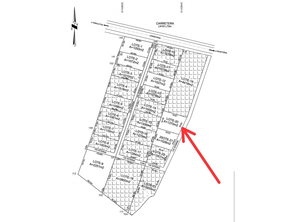 Lote en venta en el floral montería - 2
