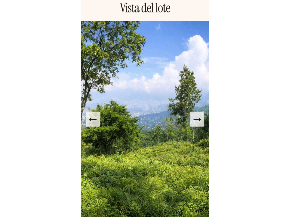 LOTE EN VENTA EN LAS PALMAS MEDELLÍN | CINTURÓN VERDE — foto 6