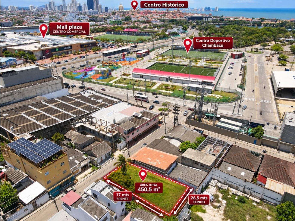 Lote en Venta en Torices Cartagena de 450 m² Uso Mixto - 3