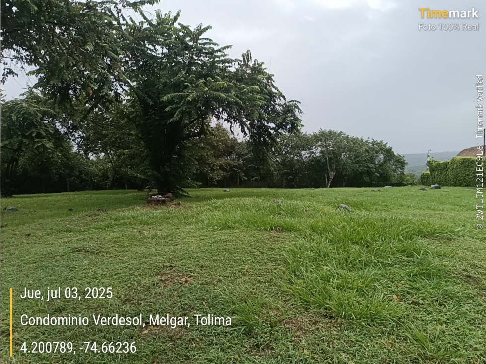 Lote en venta - Melgar, Tolima