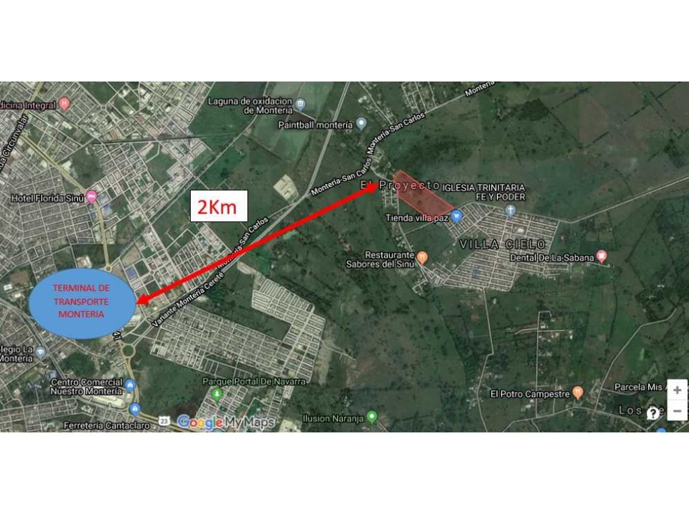 Lote en Venta Monteria Villa Cielo - 1